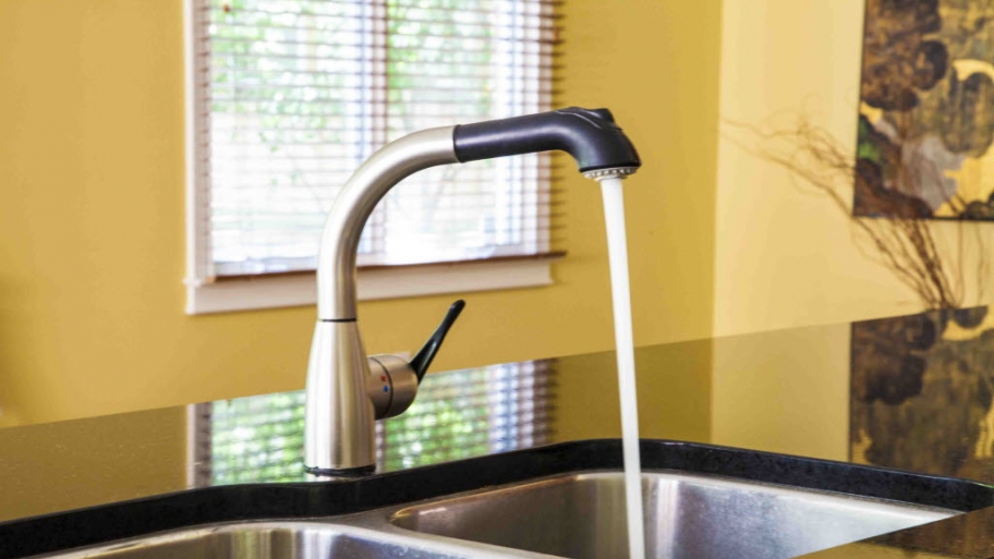 Water in sink